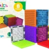 Braintoys Imabrick 8 piezas doble cara ·*Niños Construcciones Magnéticas