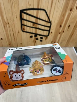 Braintoys Imanimals Wild Savannah 5 piezas ·*Niños Construcciones Magnéticas