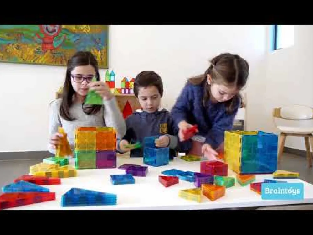 Braintoys Imanix Pista de Carreras 50 piezas ·*Niños Construcciones Magnéticas|Imanix