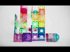 Braintoys Imanix Tobogán 70 piezas ·*Niños Construcciones Magnéticas|Imanix