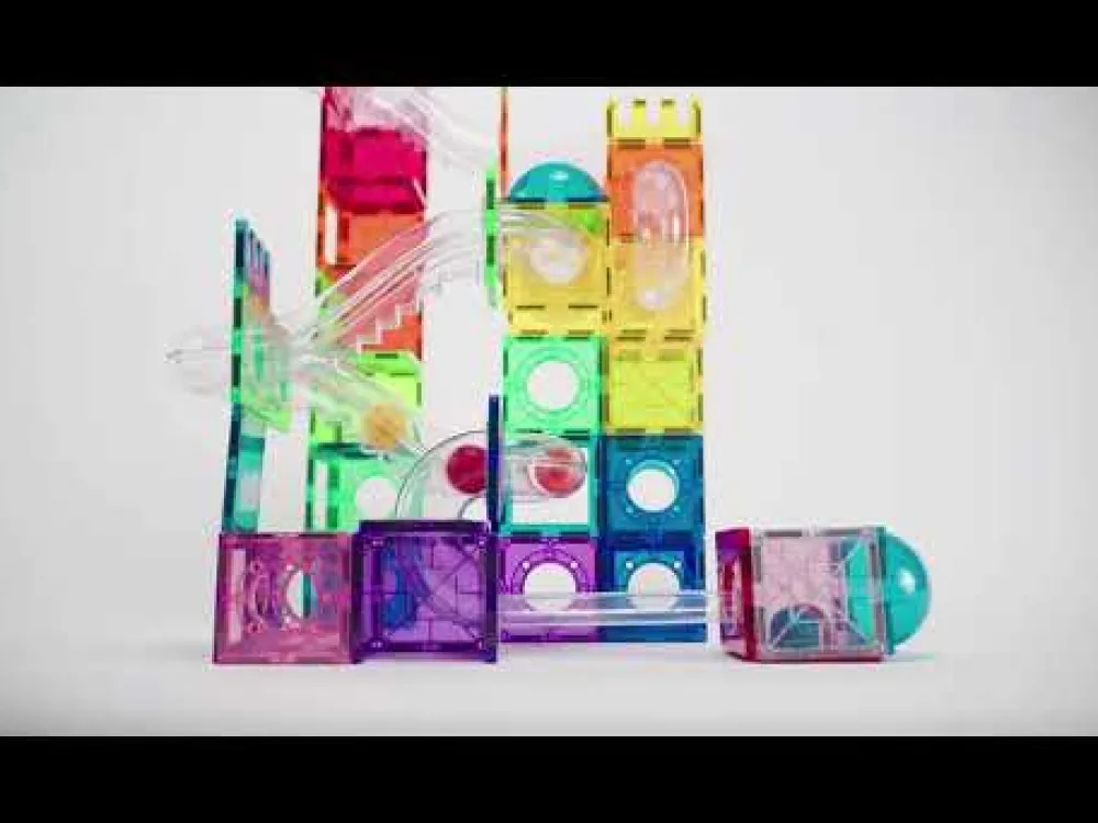 Braintoys Imanix Tobogán 134 piezas ·*Niños Construcciones Magnéticas|Imanix