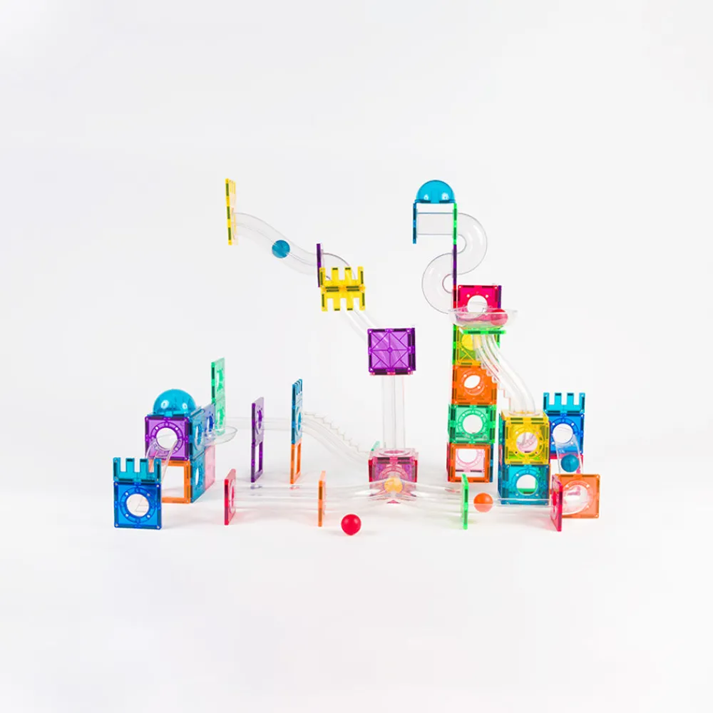 Braintoys Imanix Tobogán 134 piezas ·*Niños Construcciones Magnéticas|Imanix