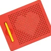 Braintoys Imapad Mini Rojo ·*Niños Construcciones Magnéticas|Juegos De Viaje