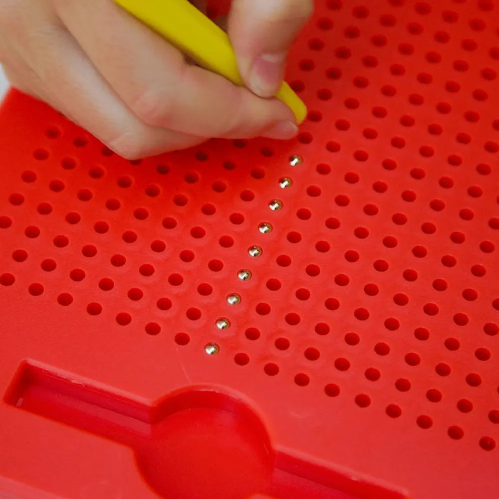 Braintoys Imapad Mini Rojo ·*Niños Construcciones Magnéticas|Juegos De Viaje