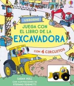 Usborne Juega con el libro de la excavadora* Álbumes Ilustrados Infantiles