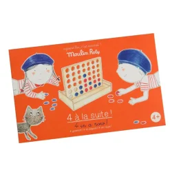 Moulin Roty Juego 4 en raya ·*Niños Juegos De Lógica|Juegos De Mesa Competitivos