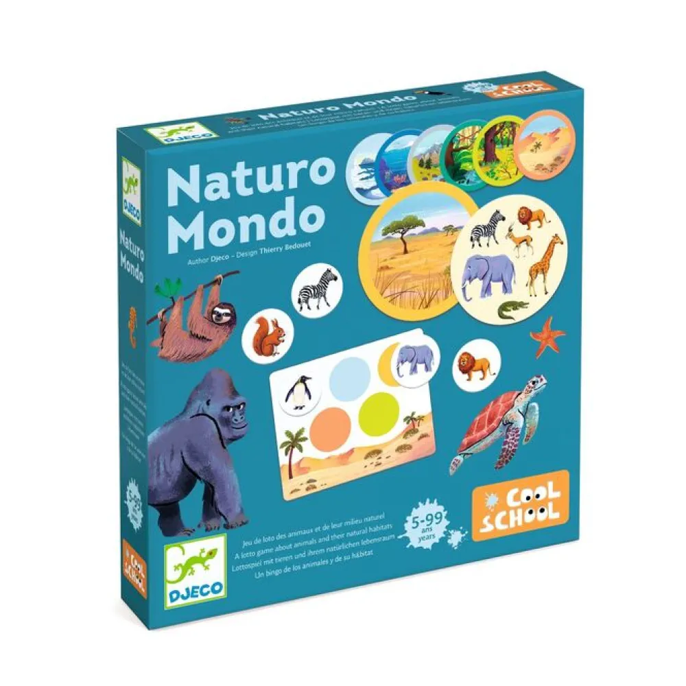 Djeco Juego Cool School Naturo Mondo ·*Niños Djeco