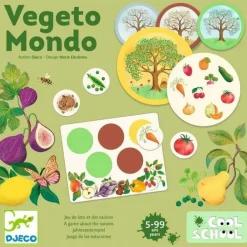 Djeco Juego Cool School Vegeto Mondo ·*Niños Djeco