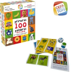 Cefa Juego de actividad Mis primeras 100 palabras Español-Ingles*Niños Kit De Manualidades