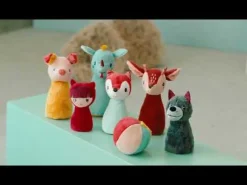 Lilliputiens Juego de bolos bosque Caperucita*Niños Juegos De Bolos|Juguetes De Toda La Vida