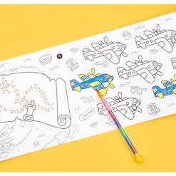 Omy Juego de bolsillo para colorear Atlas+8 pinturas ·*Niños Libros Para Colorear|Libros Para Colorear