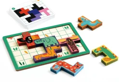 Djeco Juego de lógica Pentanimo ·*Niños Juguetes Montessori|Juguetes Y Juegos Motricidad Fina