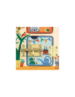 Djeco Juego educativo Cabanalock ·*Niños Juguetes Montessori|Juguetes Y Juegos Motricidad Fina