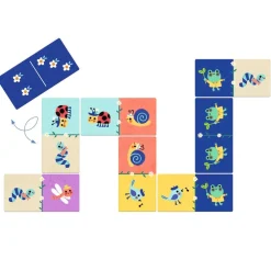 Djeco Juego educativo Domino pequeños animales ·*Niños Djeco|Juguetes Montessori