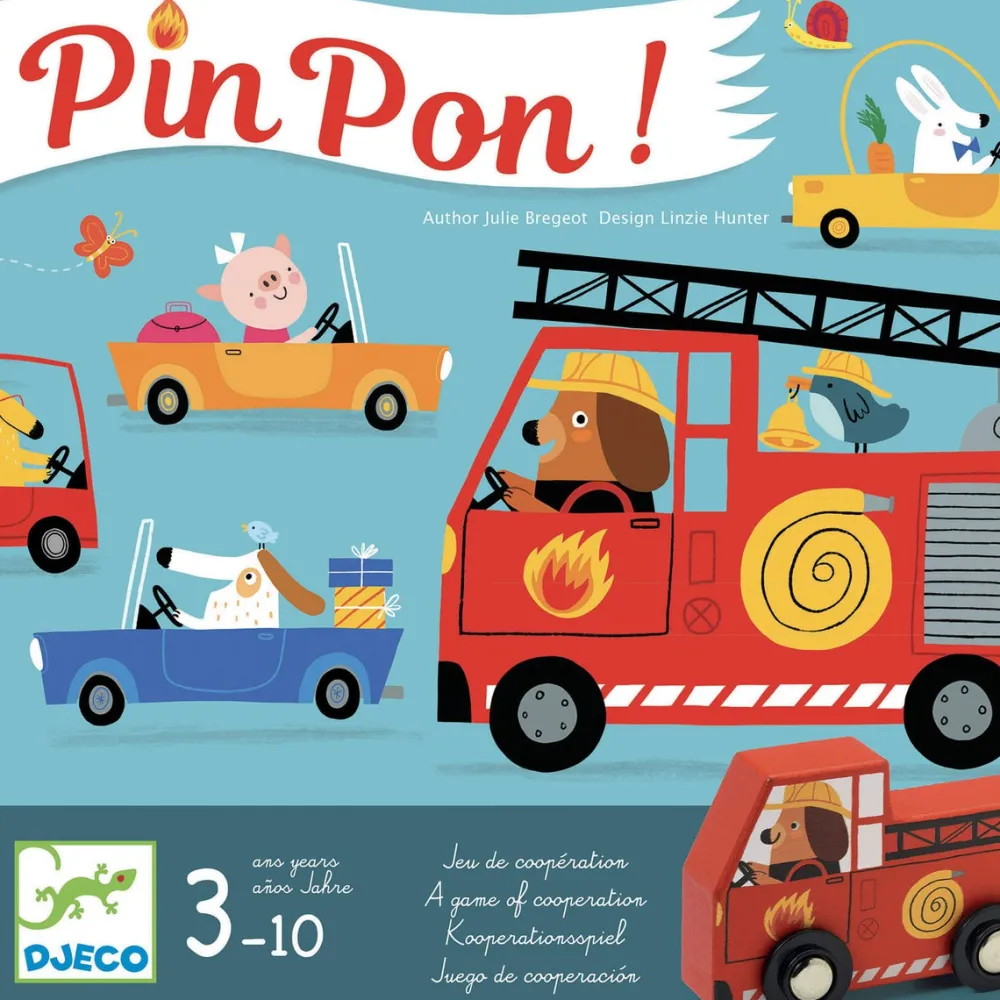 Djeco Juego PinPon ·*Niños Juguetes Montessori