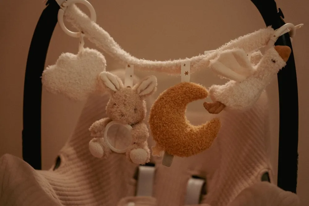 Little Dutch Juguete Carrito Newborn Naturals ·*Niños Muñecos Blanditos|Peluches