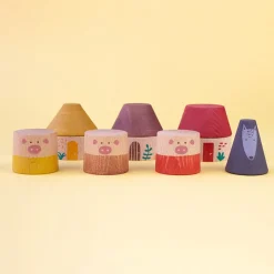 Londji Juguete madera Los Tres Cerditos ·*Niños Juguetes Waldorf|Juguetes Montessori