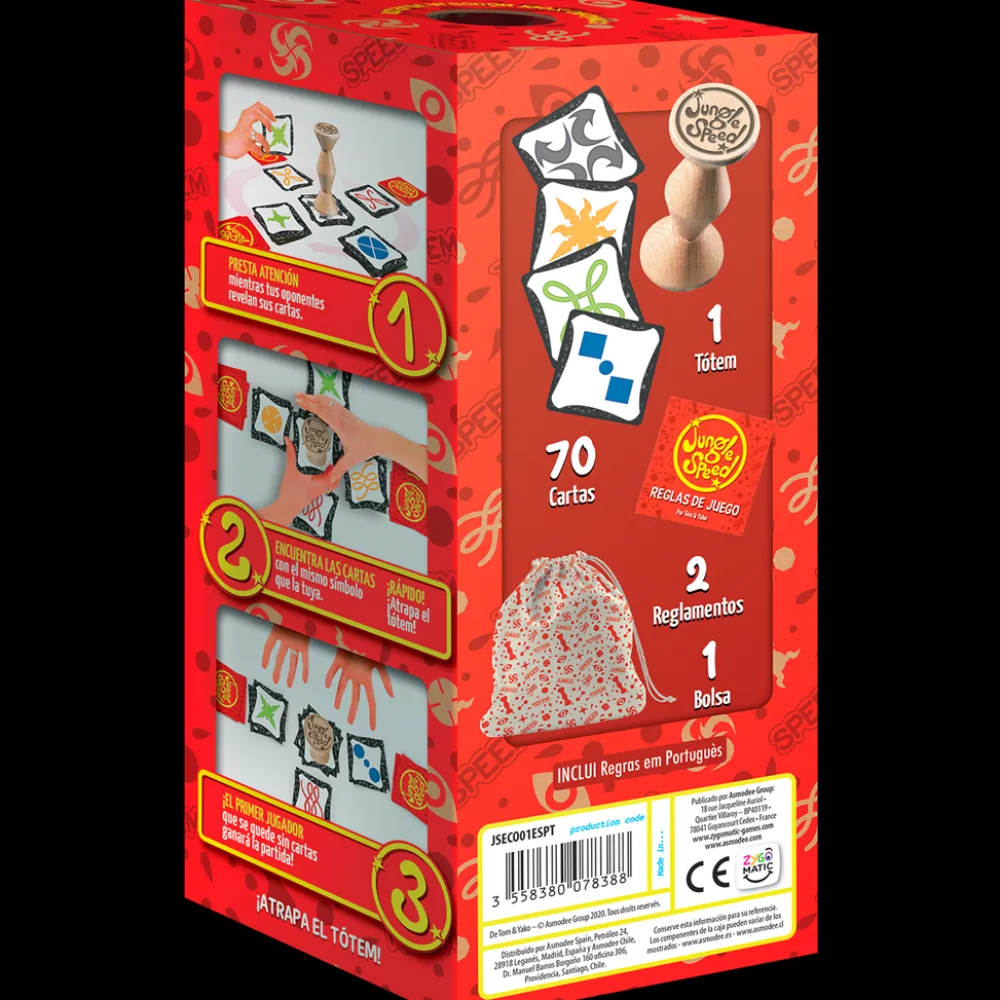 Asmodee Jungle Speed ·*Niños Juegos Asmodee|Juegos De Mesa De Viaje