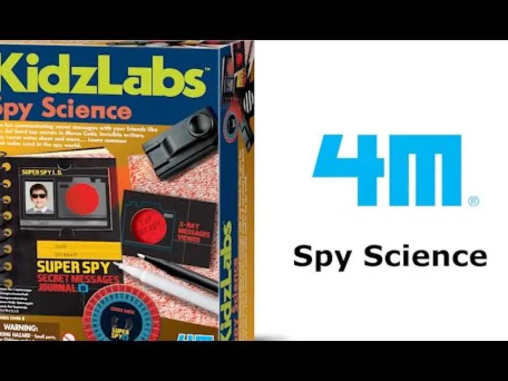 4M Kidz Labs Ciencia del Espionaje ·*Niños Juguetes Stem