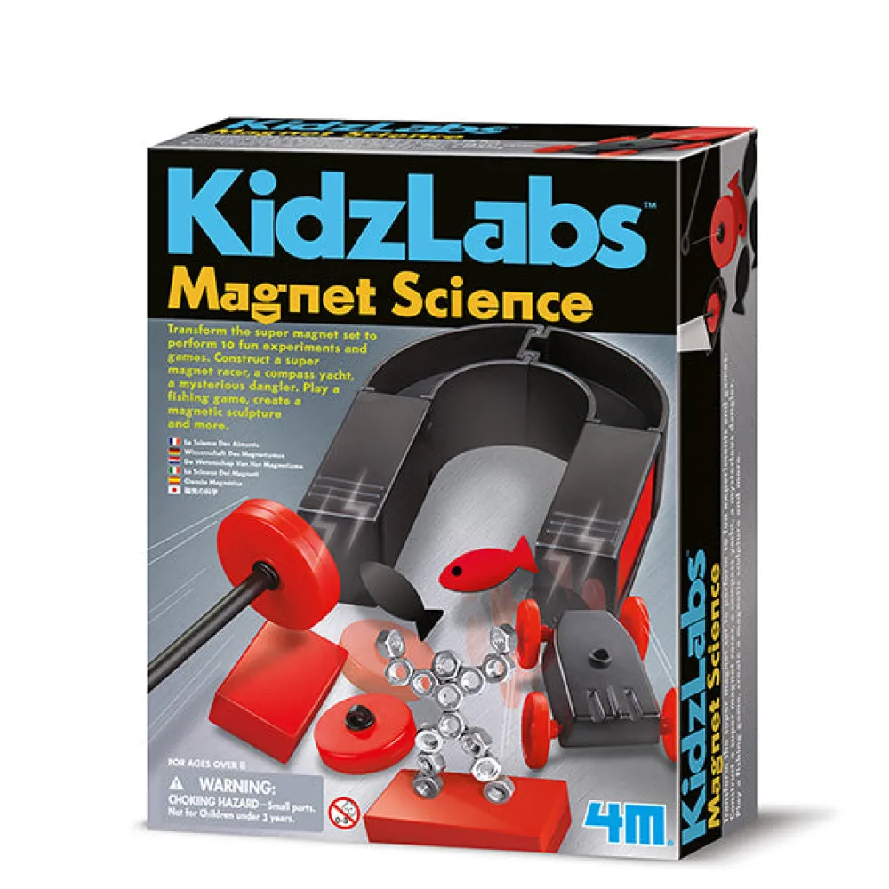 4M Kidz Labs Ciencia Magnetica ·*Niños Juguetes Stem