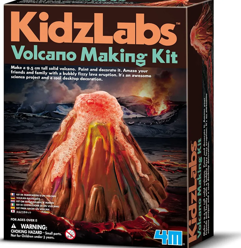 4M Kidz Labs Crea Tu Volcan ·*Niños Juguetes Stem