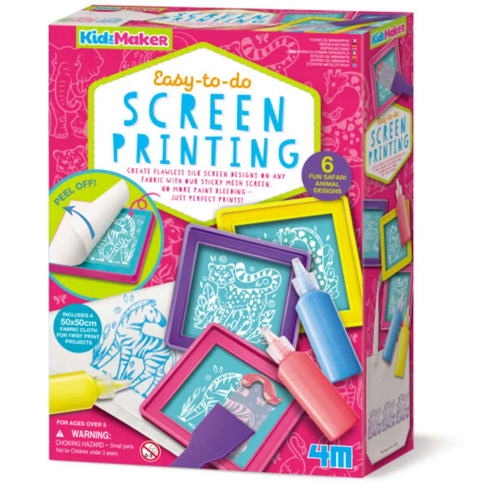 4M KidzMaker Decora tus telas ·*Niños Kit De Manualidades