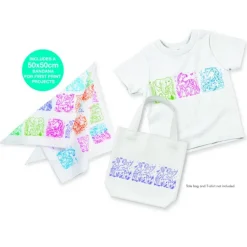 4M KidzMaker Decora tus telas ·*Niños Kit De Manualidades