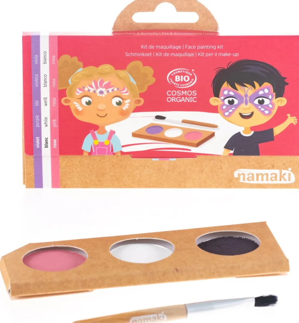 Namaki Kit maquillaje hada y mariposa ·*Niños Pintura Facial Para Niños Y Niñas|Disfraces Infantiles