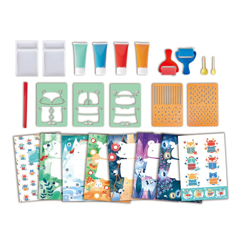 Hape Kit Pintura con Esponja · en*Niños Kit De Manualidades