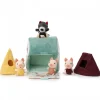 Lilliputiens La casa del lobo y los tres cerditos*Niños Juguetes Waldorf|Juguetes Montessori