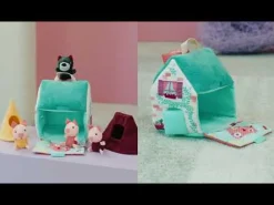 Lilliputiens La casa del lobo y los tres cerditos*Niños Juguetes Waldorf|Juguetes Montessori