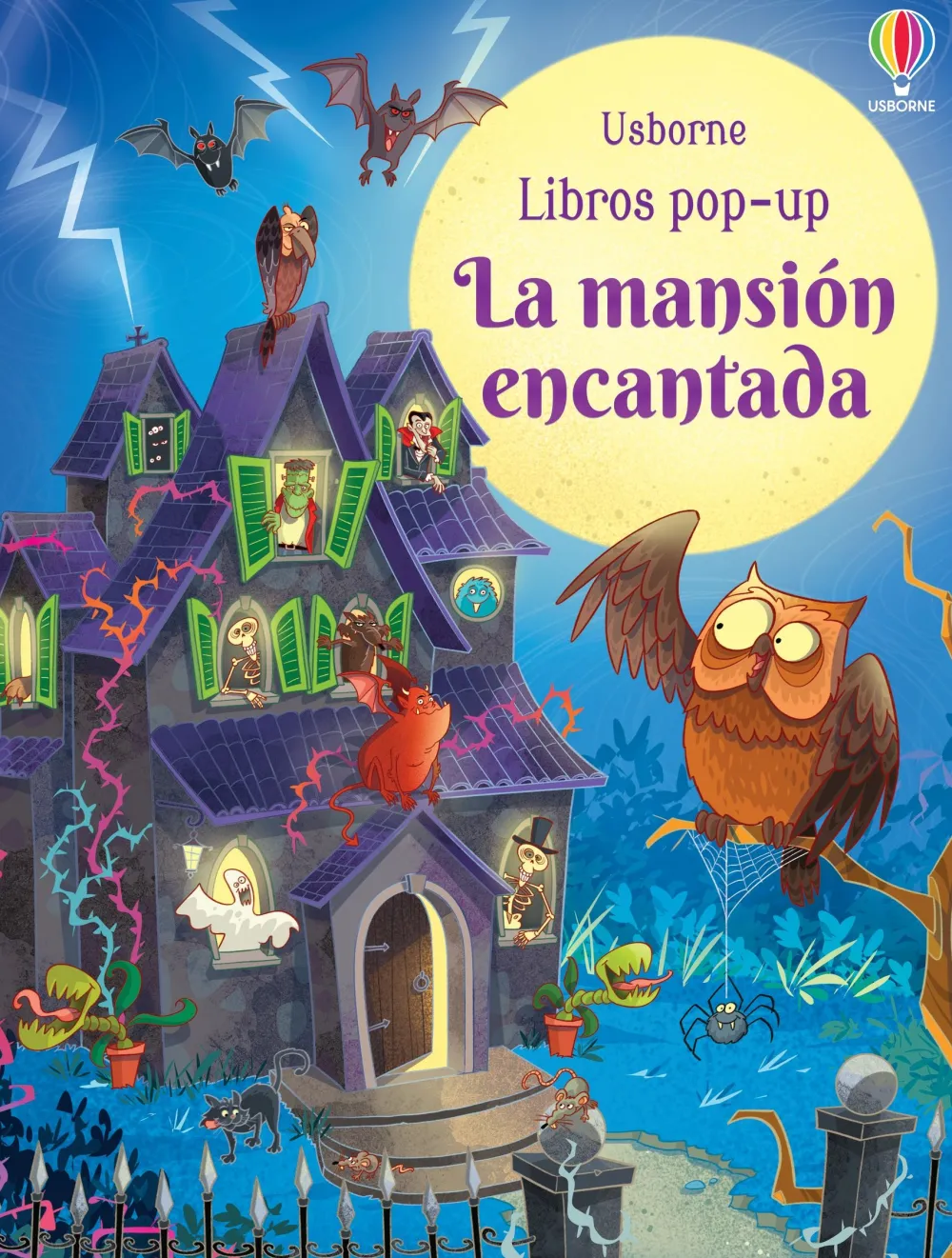 Usborne La mansión encantada*Niños Libros De Texturas Para Bebés|Libros Con Solapas
