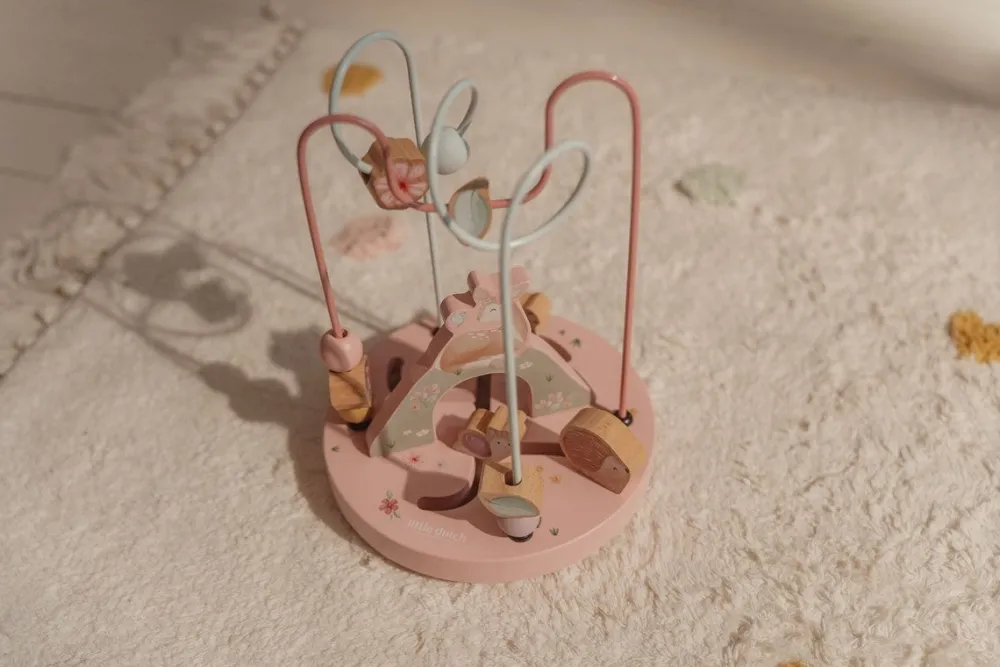 Little Dutch Laberinto espiral de cuentas Fairy Garden ·*Niños Juguetes De Madera Para Niños|Juguetes Y Juegos Motricidad Fina