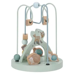 Little Dutch Laberinto espiral de cuentas Forest Friends ·*Niños Juguetes De Madera Para Niños|Juguetes Y Juegos Motricidad Fina