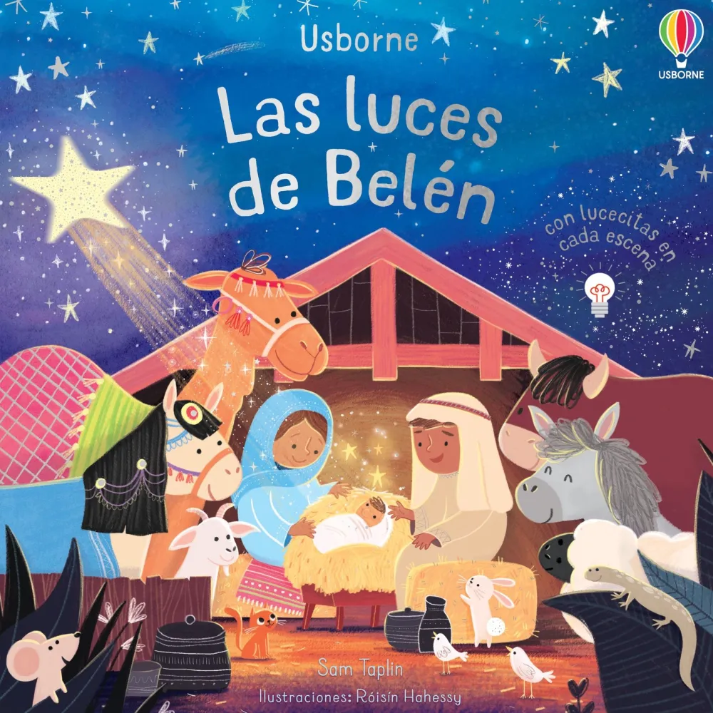 Usborne Las Luces de Belén*Niños Libros De Navidad Para Niños|Libros Musicales Y Con Sonido