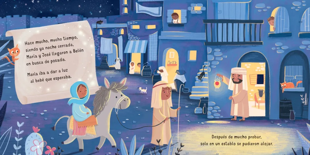 Usborne Las Luces de Belén*Niños Libros De Navidad Para Niños|Libros Musicales Y Con Sonido
