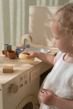 Little Dutch Lavadora FSC ·*Niños Cocinas De Madera Y Accesorios Juguete|Juguetes Waldorf