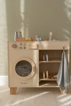 Little Dutch Lavadora FSC ·*Niños Cocinas De Madera Y Accesorios Juguete|Juguetes Waldorf