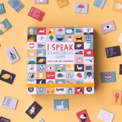 Londji Learn&Fun - I speak 6 languages*Niños Juegos De Mesa De Viaje|Juegos De Mesa Competitivos