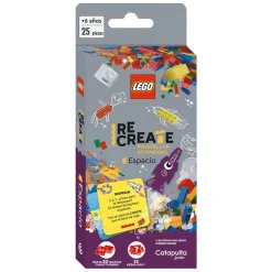 Catapulta Lego Recreate Espacio Tarjetas mas piezas Lego*Niños Abremente|Juegos De Viaje