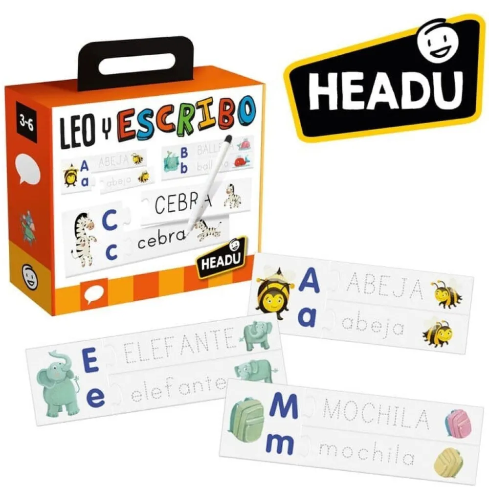 Headu Leo y Escribo ·*Niños Ludilo|Juegos De Mesa De Viaje