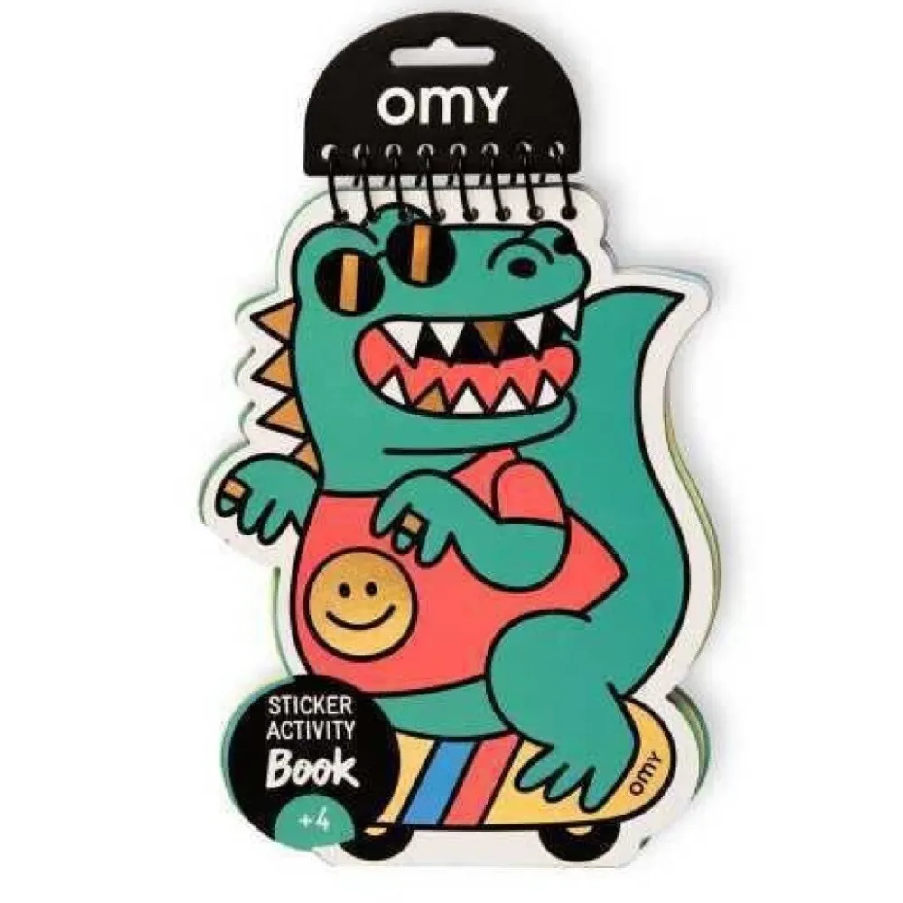 OMY Libreta de pegatinas Dino ·* Libros De Pegatinas
