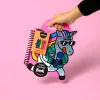 Omy Libro con pinturas y pegatinas Unicornio ·*Niños Juegos De Viaje
