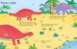 Usborne Libro Pizarra · El mundo de los dinosaurios*Niños Libros Pizarra De Usborne|Juegos De Viaje