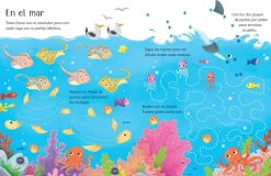 Usborne Libro Pizarra · El mundo de los animales*Niños Libros Pizarra De Usborne|Juegos De Viaje