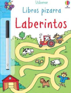 Usborne Libro Pizarra · Laberintos*Niños Libros Pizarra De Usborne|Juegos De Viaje