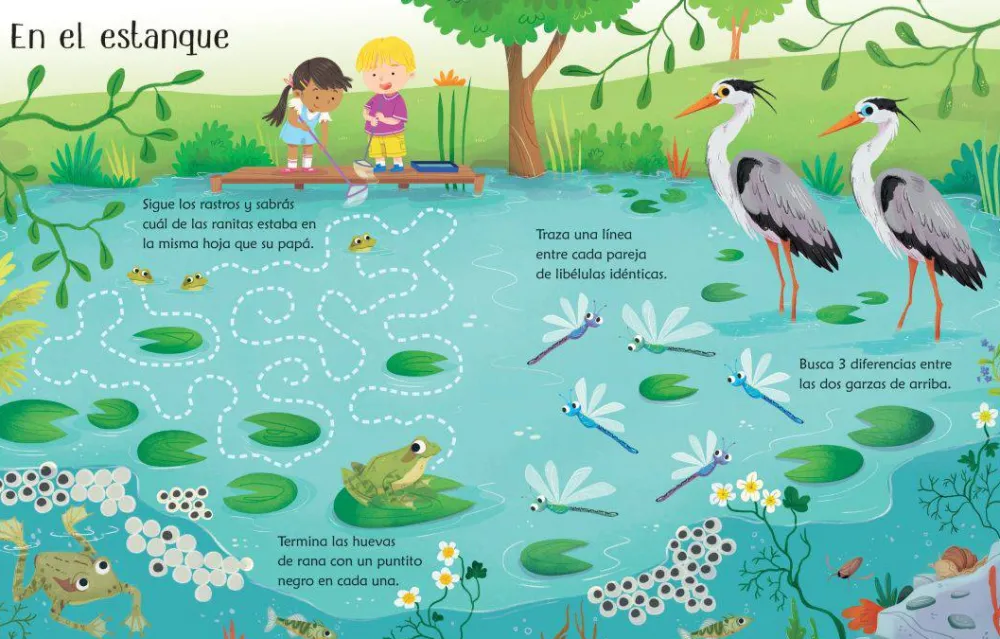 Usborne Libro Pizarra · Me divierto al aire libre*Niños Libros Pizarra De Usborne|Juegos De Viaje
