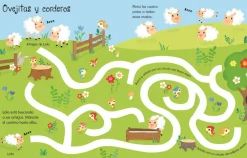 Usborne Libro Pizarra · Vamos a la granja*Niños Libros Pizarra De Usborne|Juegos De Viaje