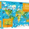 Usborne Libro Puzzle · Animales del Mundo*Niños Puzzles 200 Piezas|Puzzles Con Libro