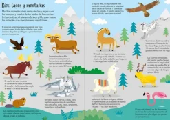 Usborne Libro Puzzle · Animales del Mundo*Niños Puzzles 200 Piezas|Puzzles Con Libro